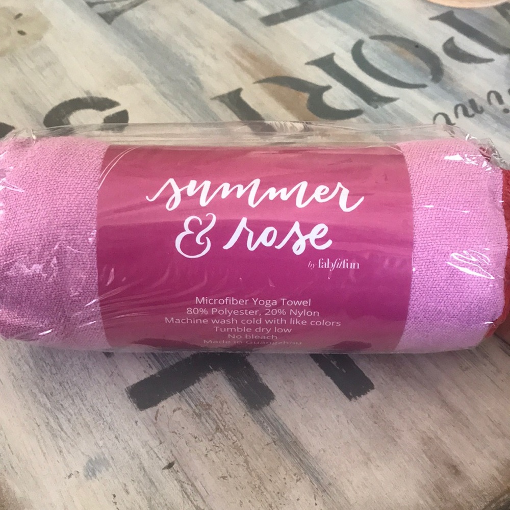 Summer & Rose Yoga Towel